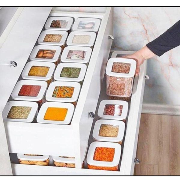 storage bottles & jars kitchen organizer and container jar fridge box vacuum rice dispenser spice cookie sugar plastic cer
storage bottles & jars kitchen organizer and container jar fridge box vacuum rice dispenser spice cookie sugar plastic cer