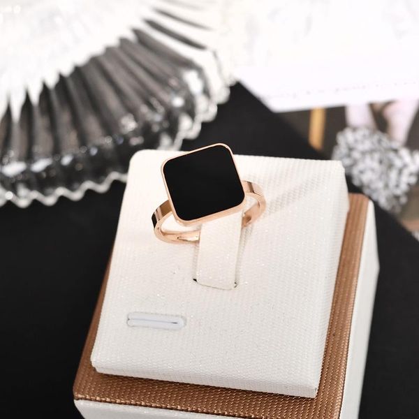 cluster rings yun ruo arrival luxyry black square shell ring woman birthday gift fashion titanium steel jewelry rose gold color never fade, Golden;silver
cluster rings yun ruo arrival luxyry black square shell ring woman birthday gift fashion titanium steel jewelry rose gold color never fade, Golden;silver