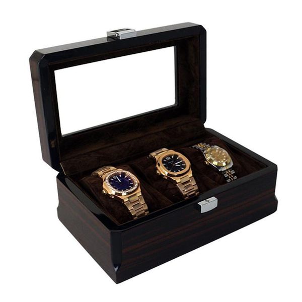 watch boxes & cases 3 slots luxury wooden box holder display bracelet storage, Black;blue
watch boxes & cases 3 slots luxury wooden box holder display bracelet storage, Black;blue