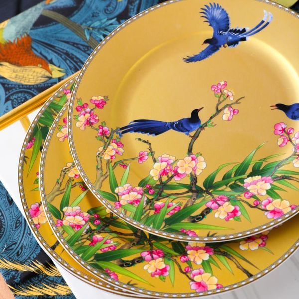 dishes & plates european-style bone china home ceramic chinese western luxury american
dishes & plates european-style bone china home ceramic chinese western luxury american