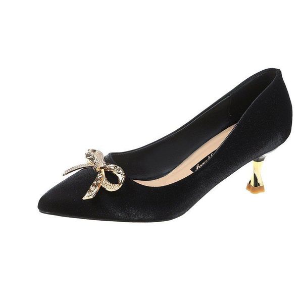 spring and summer stiletto heel sandals korean fashion pointed pump women's shoes, Black
spring and summer stiletto heel sandals korean fashion pointed pump women's shoes, Black