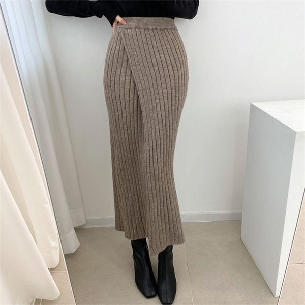autumn winter knitting high waist pencil women's leisure retro and ankle long skirt warm thickened 211109, Black
autumn winter knitting high waist pencil women's leisure retro and ankle long skirt warm thickened 211109, Black