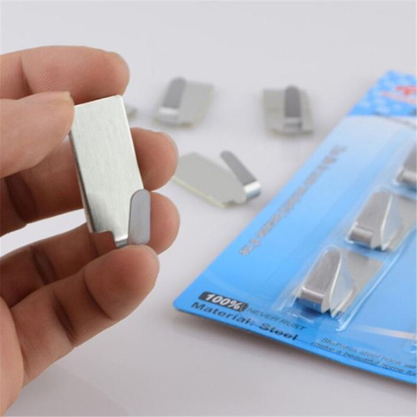 6pcs adhesive stainless steel towel hooks racks wall for kitchen bathroom self-adhesive hook & rails
6pcs adhesive stainless steel towel hooks racks wall for kitchen bathroom self-adhesive hook & rails