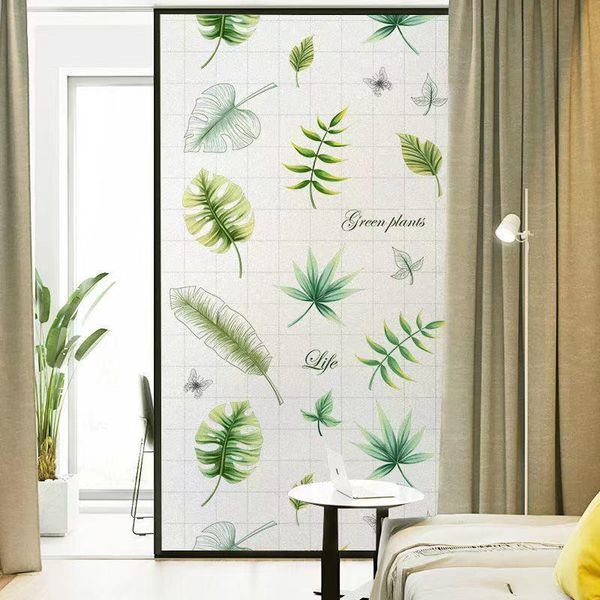 window stickers pastoral green plants glass bathroom living room translucent opaque static electricity decorative privacy shading film
window stickers pastoral green plants glass bathroom living room translucent opaque static electricity decorative privacy shading film