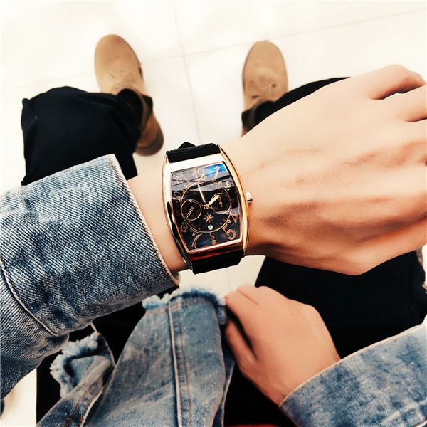 european and american fashion highend amber tonneau watch mens korean fashion quartz watch simple calendar luminous waterproof watch male s, Slivery;brown
european and american fashion highend amber tonneau watch mens korean fashion quartz watch simple calendar luminous waterproof watch male s, Slivery;brown