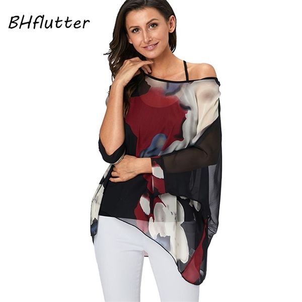 bhflutter women off shoulder summer blouses new arrival color spliced casual loose chiffon shirts camisas mujer 210401, White
bhflutter women off shoulder summer blouses new arrival color spliced casual loose chiffon shirts camisas mujer 210401, White