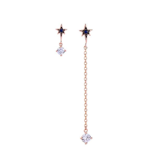 simple design drop earring romantic vintage long asymmetry star zircon copper for women handmade wholesale gift dangle & chandelier, Silver
simple design drop earring romantic vintage long asymmetry star zircon copper for women handmade wholesale gift dangle & chandelier, Silver
