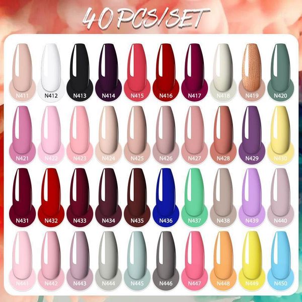 gel nail polish kit 40pc/set all for manicure nails art design color lacquer soak off semi permanent uv set kits1
gel nail polish kit 40pc/set all for manicure nails art design color lacquer soak off semi permanent uv set kits1