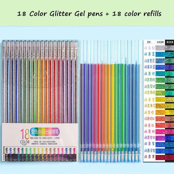 gel pens 8/12/18 color glitter pen refill rod set cute marker for making cards,journaling crafting doodling drawing
gel pens 8/12/18 color glitter pen refill rod set cute marker for making cards,journaling crafting doodling drawing