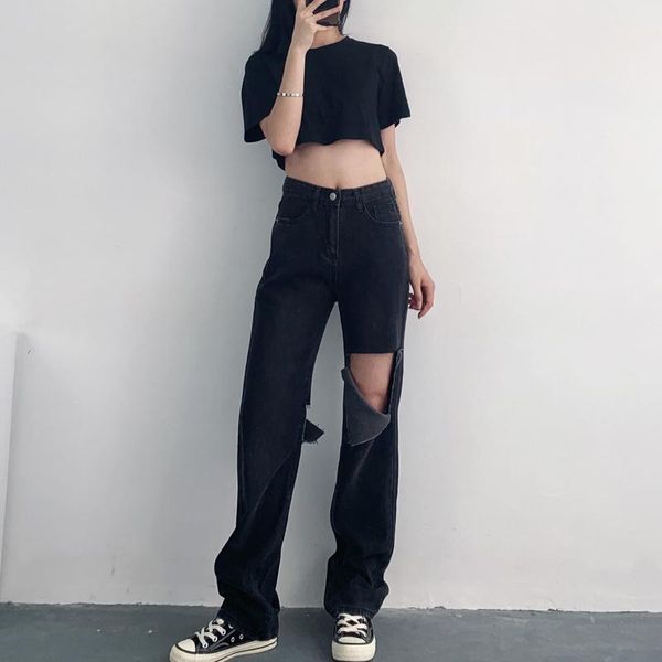 women's jeans woman high waist clothes wide leg denim clothing hole streetwear hip-hop quality 2021 fashion harajuku straight pant, Blue
women's jeans woman high waist clothes wide leg denim clothing hole streetwear hip-hop quality 2021 fashion harajuku straight pant, Blue