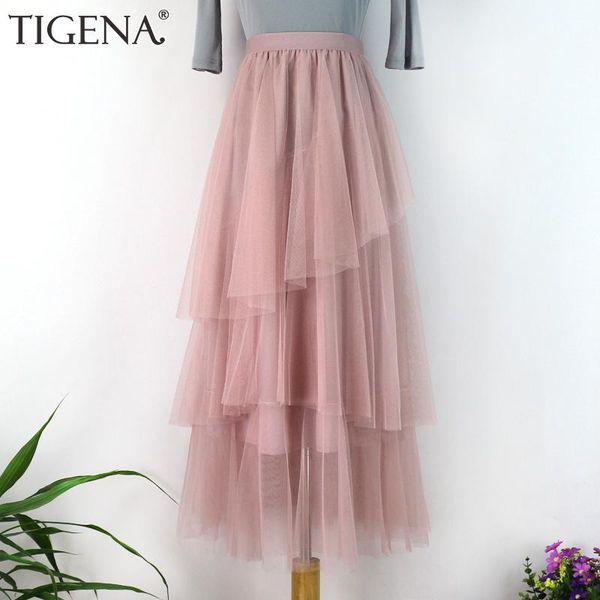 skirts tigena tulle maxi skirt women 2021 summer fashion high waist mesh tiered long female korean casual solid pink green, Black
skirts tigena tulle maxi skirt women 2021 summer fashion high waist mesh tiered long female korean casual solid pink green, Black