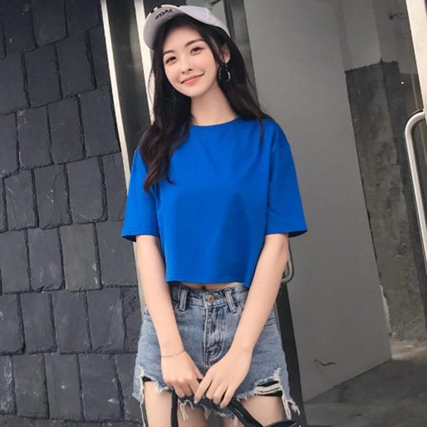 women's t-shirt 2021 summer women short-sleeved round neck loose korean version of the wild half-sleeved trend, White
women's t-shirt 2021 summer women short-sleeved round neck loose korean version of the wild half-sleeved trend, White