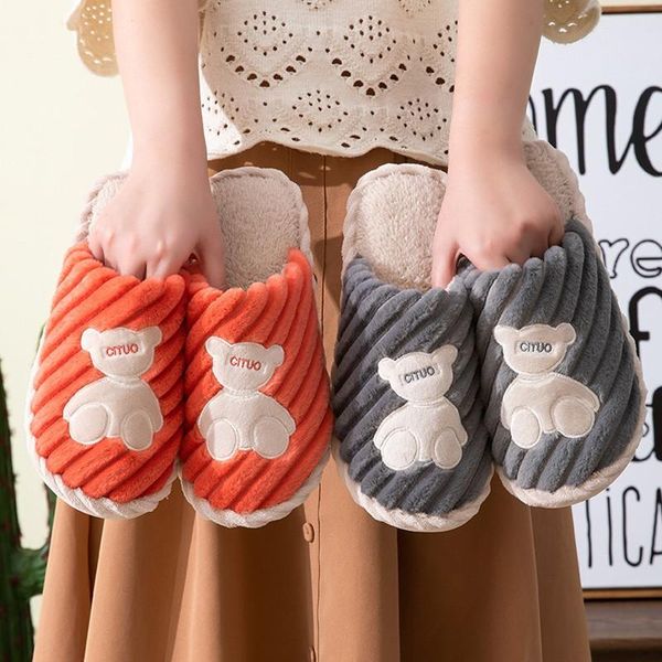 slippers cartoon bear home women men warm winter plush indoor bedroom cotton shoes non-slip ladies boys lovers furry fur slides, Black
slippers cartoon bear home women men warm winter plush indoor bedroom cotton shoes non-slip ladies boys lovers furry fur slides, Black