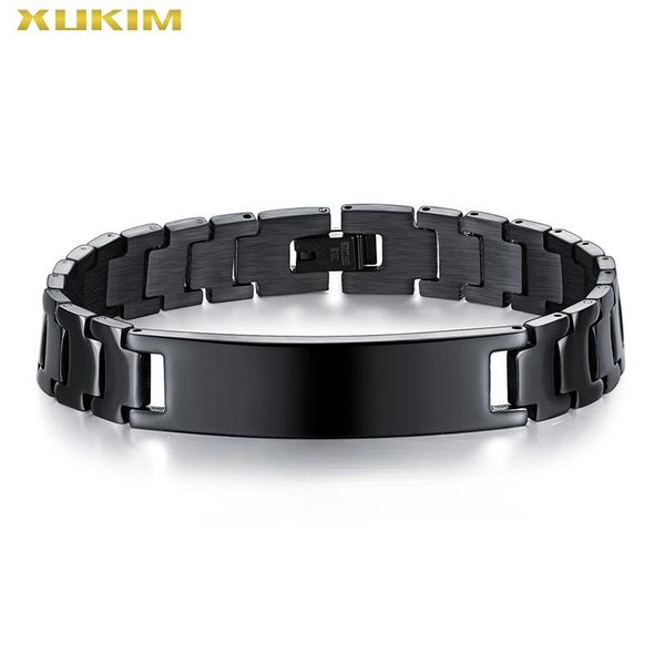 xukim jewelry black bracelet men fasion rock bangles stainless steel bracelets link, chain
xukim jewelry black bracelet men fasion rock bangles stainless steel bracelets link, chain