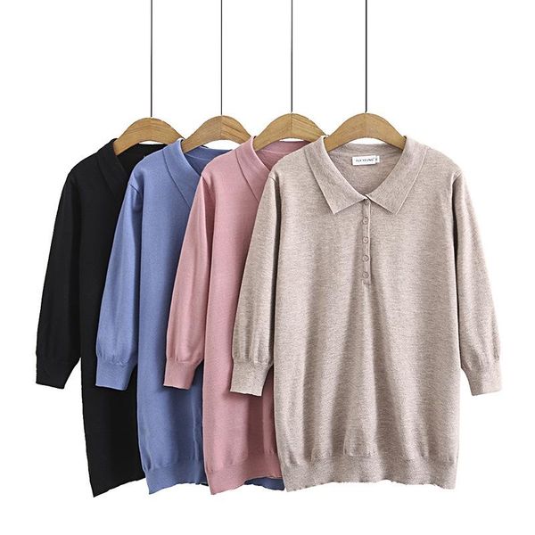 plus size t-shirt women's clothing knitted sweater spring female fashion casual knitwear chemise femme 2021 xl/4xl, Black
plus size t-shirt women's clothing knitted sweater spring female fashion casual knitwear chemise femme 2021 xl/4xl, Black