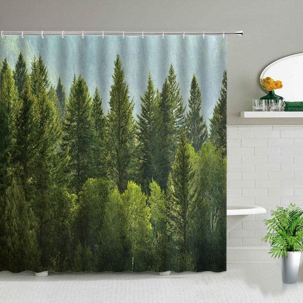 green plant forest scenery shower curtains tree waterfall landscape bathroom decor waterproof fabric bath curtain set with hooks
green plant forest scenery shower curtains tree waterfall landscape bathroom decor waterproof fabric bath curtain set with hooks