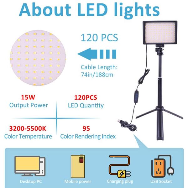 tripods video light with tripod stand dimmable usb led pography selfie for makeup taking pos making videos
tripods video light with tripod stand dimmable usb led pography selfie for makeup taking pos making videos