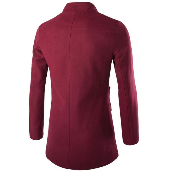 Men's Wool & Blends Wholesale- 4 colors Autumn winer keep warm Woolen&blends Coat Fashion Long Jackets Slim Fit Stand collar Coats MQ437 PPW8, Black
Men's Wool & Blends Wholesale- 4 colors Autumn winer keep warm Woolen&blends Coat Fashion Long Jackets Slim Fit Stand collar Coats MQ437 PPW8, Black