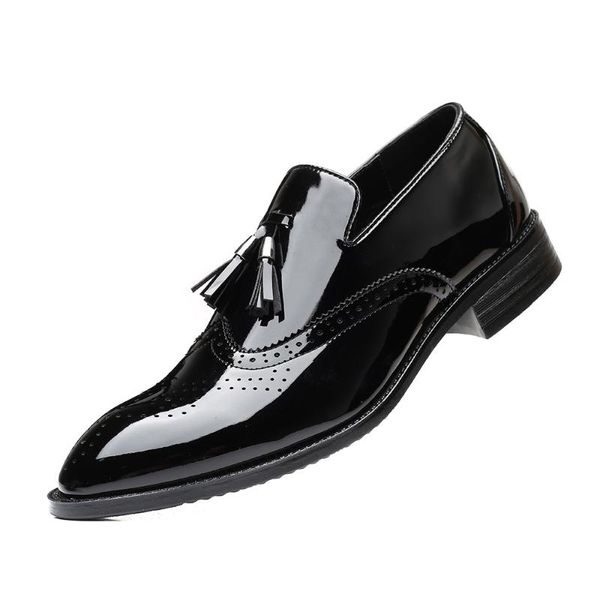 dress shoes men loafers pu leather fashion tassel slip-on big size:38-47 mocassin homme, Black
dress shoes men loafers pu leather fashion tassel slip-on big size:38-47 mocassin homme, Black