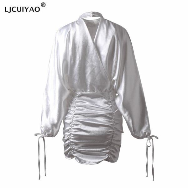 casual dresses ljcuiyao pleated drawstring dress women long sleeve slim elastic bodycon bandage short skinny party club mini, Black;gray
casual dresses ljcuiyao pleated drawstring dress women long sleeve slim elastic bodycon bandage short skinny party club mini, Black;gray