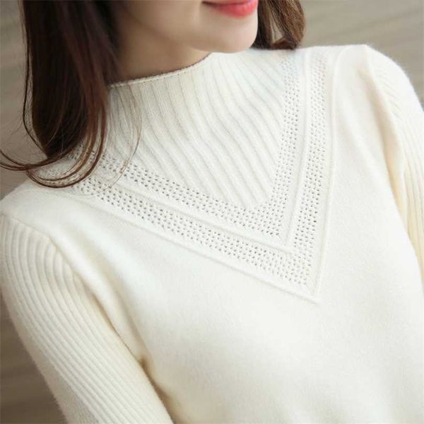 turtlenecks harajuku retro female sweater women's pullover korean winter s pullover for women 211018, White;black
turtlenecks harajuku retro female sweater women's pullover korean winter s pullover for women 211018, White;black