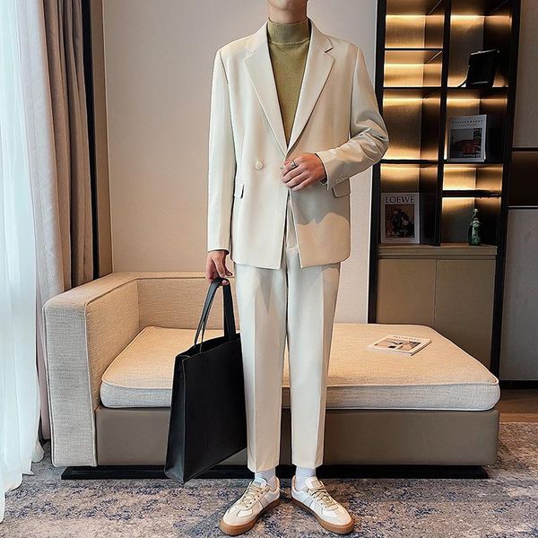men's suits & blazers oimg autumn loose suits, lightly cooked wind drape fabrics, casual, White;black
men's suits & blazers oimg autumn loose suits, lightly cooked wind drape fabrics, casual, White;black