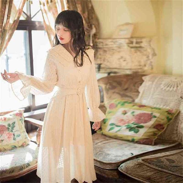 spring apricot lace dress female full sleeve hollow out high waist elegant dresses woman autumn clothing 210603, Black;gray
spring apricot lace dress female full sleeve hollow out high waist elegant dresses woman autumn clothing 210603, Black;gray