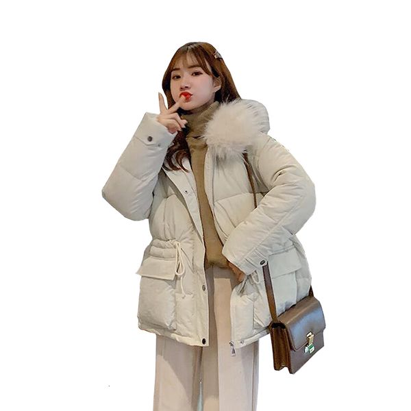 down fashion winter jacket cotton padded thick warm loose short coat women jackets fur collar hooded parka mujer, Black
down fashion winter jacket cotton padded thick warm loose short coat women jackets fur collar hooded parka mujer, Black