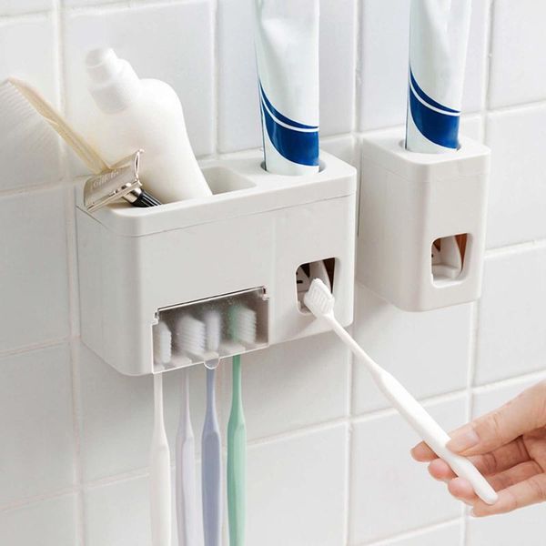 bath accessory set wall mount punch-automatic toothpaste dispenser bathroom accessories waterproof lazy squeezer toothbrush holder
bath accessory set wall mount punch-automatic toothpaste dispenser bathroom accessories waterproof lazy squeezer toothbrush holder