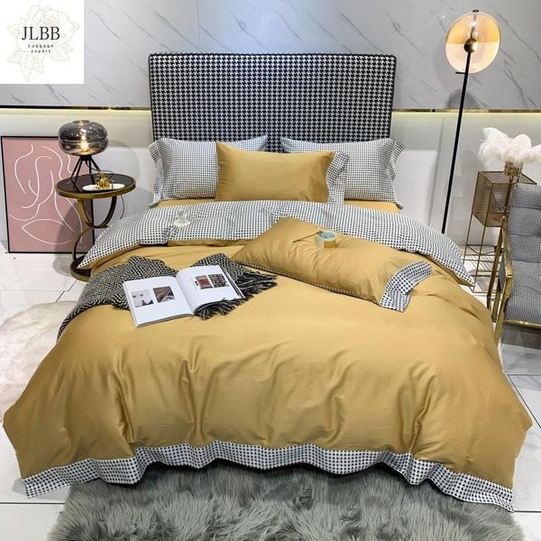 bedding sets luxury 600tc egyptian cotton el set black white lattice edge duvet cover flat/fitted sheet pillowcases home textiles
bedding sets luxury 600tc egyptian cotton el set black white lattice edge duvet cover flat/fitted sheet pillowcases home textiles