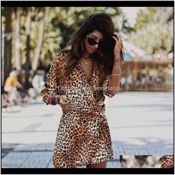casual dresses womens clothing apparel drop delivery 2021 spring summer party women vneck leopard print shirt office elegant ladies wrap, Black;gray
casual dresses womens clothing apparel drop delivery 2021 spring summer party women vneck leopard print shirt office elegant ladies wrap, Black;gray