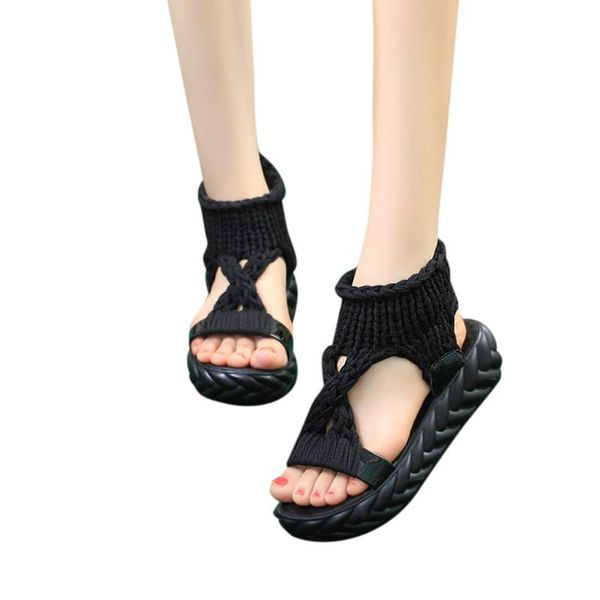 women shoes 2021 ladies summer fashion platform sandals comfort big size 40 slip on casual mujer brillo#, Black
women shoes 2021 ladies summer fashion platform sandals comfort big size 40 slip on casual mujer brillo#, Black