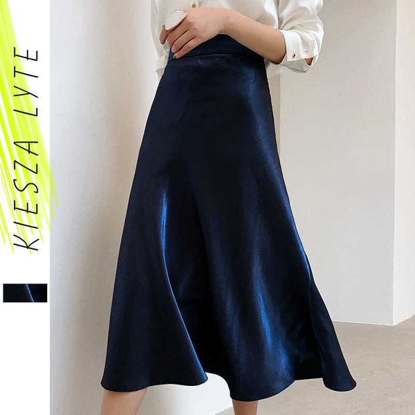 elegant women satin skirt summer high waist midi shiny silk imitation metallic blue party a line skirts bottoms 210608, Black
elegant women satin skirt summer high waist midi shiny silk imitation metallic blue party a line skirts bottoms 210608, Black