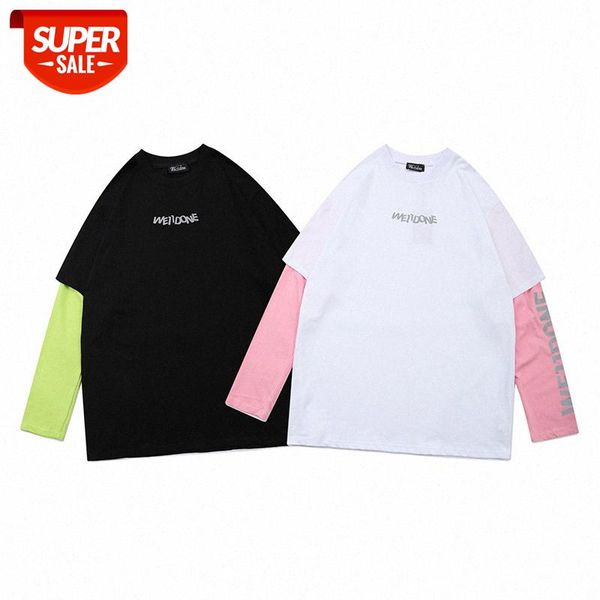 we11done early autumn with the same laser reflective letters fake 2-piece set loose color matching sleeve length t #dn7q, White;black
we11done early autumn with the same laser reflective letters fake 2-piece set loose color matching sleeve length t #dn7q, White;black