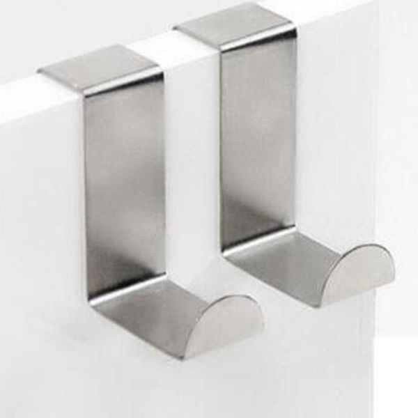 hooks & rails 2pcs door hook stainless cabinet clothes hanger kitchen organizer cozinha storage rack holder tools
hooks & rails 2pcs door hook stainless cabinet clothes hanger kitchen organizer cozinha storage rack holder tools