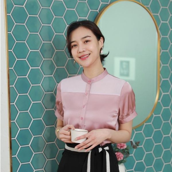women's blouses & shirts 2021 summer elegant pink office ladies work wear blouse female clothes ol formal uniform designs business shi, White
women's blouses & shirts 2021 summer elegant pink office ladies work wear blouse female clothes ol formal uniform designs business shi, White