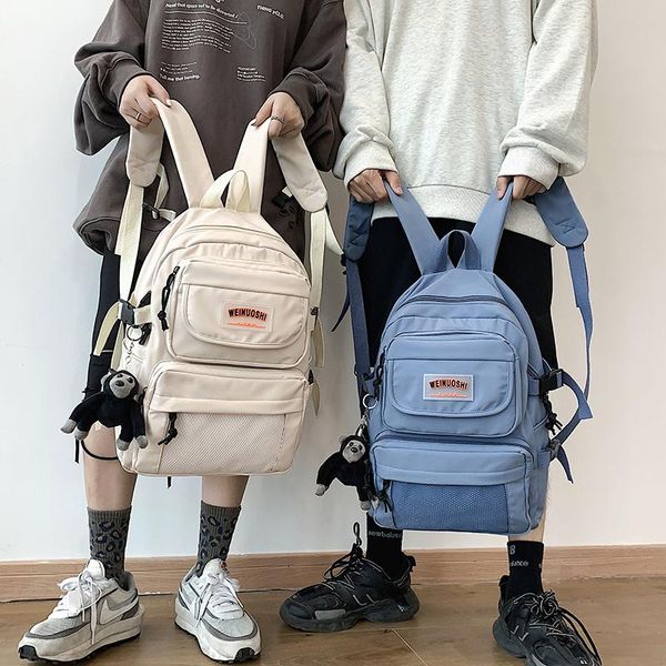 backpack for ladies 2021 large-capacity solid color waterproof nylon casual bag school bags teenage girls
backpack for ladies 2021 large-capacity solid color waterproof nylon casual bag school bags teenage girls