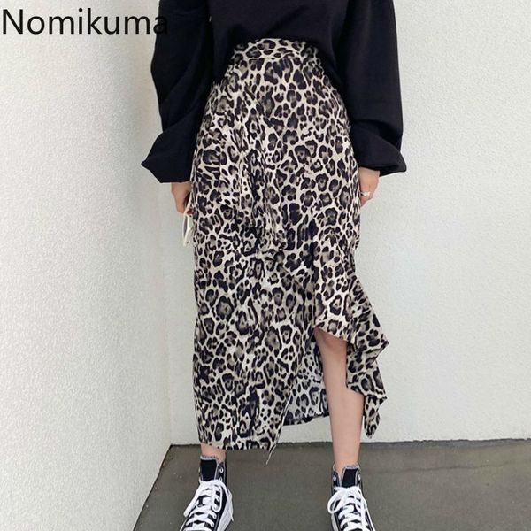 nomikuma leopard skirts faldas mujer high waist irregular mid calf skirt women split casual fashion korean style bottoms 3d155 210514, Black
nomikuma leopard skirts faldas mujer high waist irregular mid calf skirt women split casual fashion korean style bottoms 3d155 210514, Black