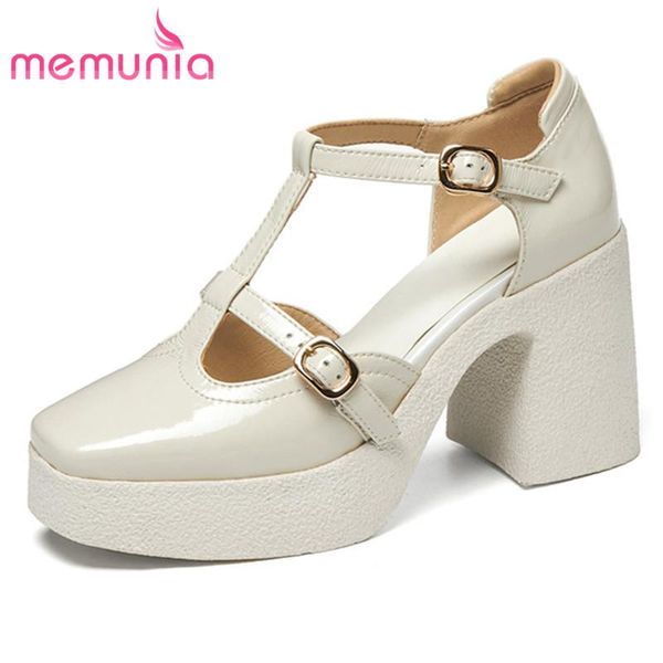 dress shoes memunia 2021 patent leather pumps women buckle square toe vintage high heels platform casual, Black
dress shoes memunia 2021 patent leather pumps women buckle square toe vintage high heels platform casual, Black