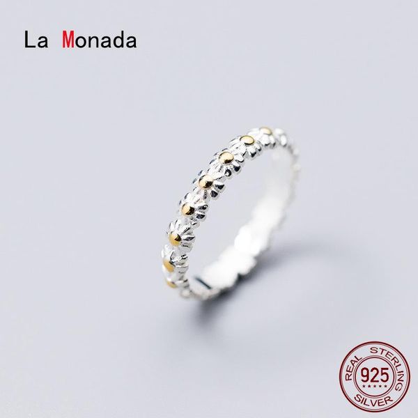 cluster rings la monada little flower finger women ring 925 sterling silver minimalist for fine in jewerly woman, Golden;silver
cluster rings la monada little flower finger women ring 925 sterling silver minimalist for fine in jewerly woman, Golden;silver