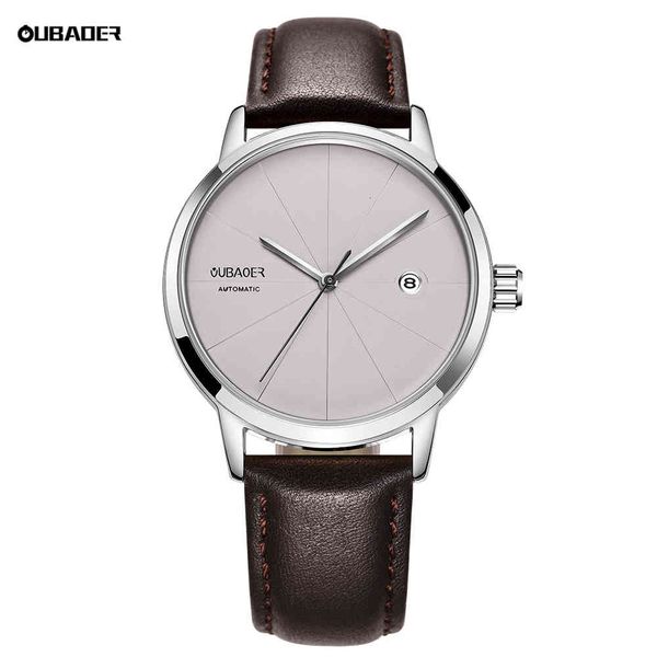 oubaoer mark 2021 men watches company mechanical leather tape 30m waterproof date relogio masculino, Slivery;brown
oubaoer mark 2021 men watches company mechanical leather tape 30m waterproof date relogio masculino, Slivery;brown