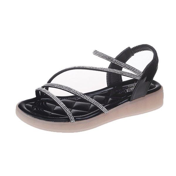 sandals summer pu women's fashion comfortable jelly bottom shoes women wedge roma style ladies sapatos femininos 2021, Black
sandals summer pu women's fashion comfortable jelly bottom shoes women wedge roma style ladies sapatos femininos 2021, Black