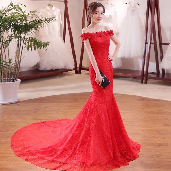 other wedding dresses illusion boat neck short tulle lace appliques embroidery backless off the shoulder luxury women bride gown gb341, White
other wedding dresses illusion boat neck short tulle lace appliques embroidery backless off the shoulder luxury women bride gown gb341, White