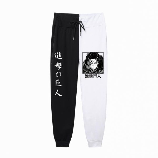 men's pants japan anime attack on titan eren print patchworkpants harajuku joggers male trousers casual sweatpants, Black
men's pants japan anime attack on titan eren print patchworkpants harajuku joggers male trousers casual sweatpants, Black