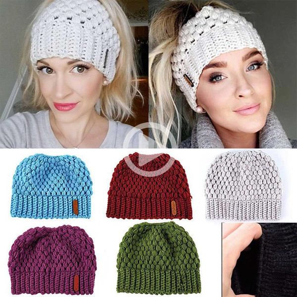 beanie/skull caps winter knitting hats women hat ladies girl stretch knit with tag messy bun holey warm, Blue;gray
beanie/skull caps winter knitting hats women hat ladies girl stretch knit with tag messy bun holey warm, Blue;gray