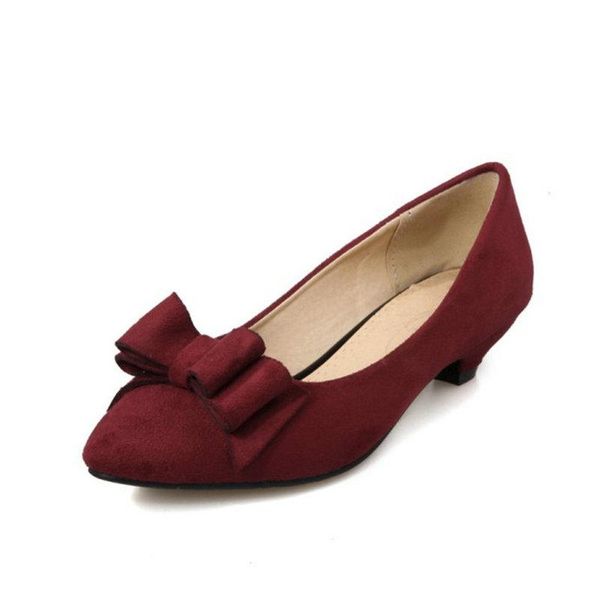 dress shoes sweet bow mid-heel pointed large size 45 yards office lady low-heeled suede leather black wine red slip on
dress shoes sweet bow mid-heel pointed large size 45 yards office lady low-heeled suede leather black wine red slip on