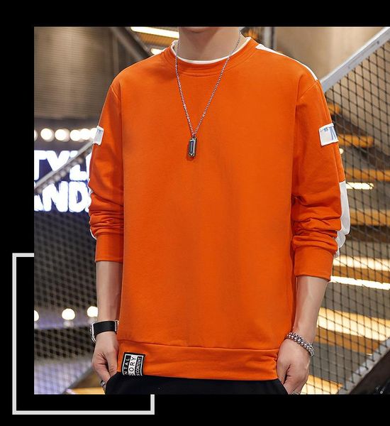 men's hoodies & sweatshirts spring and autumn pullover casual fashion solid color loose long sleeve sweater, Black
men's hoodies & sweatshirts spring and autumn pullover casual fashion solid color loose long sleeve sweater, Black