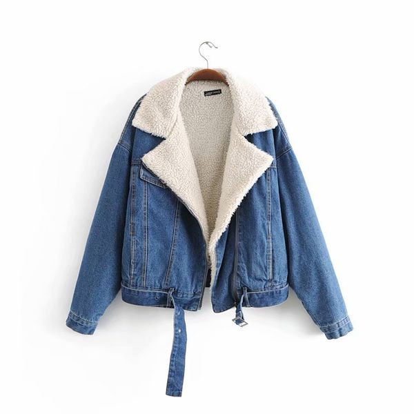 women's jackets coat jeans of european and american fashion corvino wool njh9, Black;brown
women's jackets coat jeans of european and american fashion corvino wool njh9, Black;brown