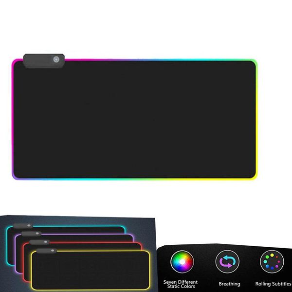 mouse pads & wrist rests gaming pad led rgb light 8 lighting modes glowing mat non-slip rubber bottom cloth for keyboard 
mouse pads & wrist rests gaming pad led rgb light 8 lighting modes glowing mat non-slip rubber bottom cloth for keyboard