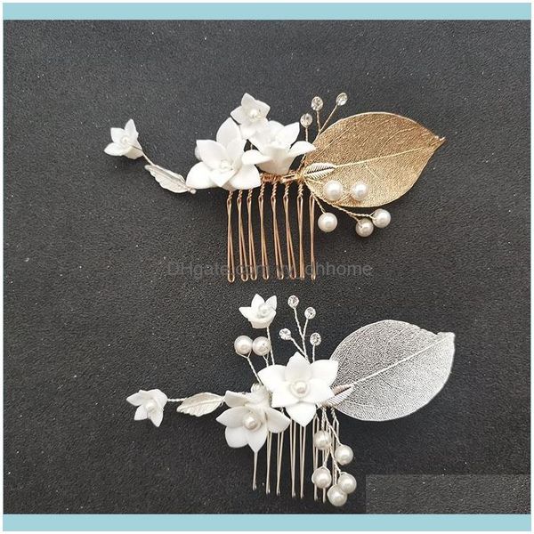 jewelryhandmade alloy leaf pearls ceram flower bridal hair comb wedding headdress aessoies bridesmaids women jewelry clips & barrettes drop, Golden;silver
jewelryhandmade alloy leaf pearls ceram flower bridal hair comb wedding headdress aessoies bridesmaids women jewelry clips & barrettes drop, Golden;silver